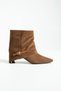 Angel Genuine Leather Women's Stiletto Heel Boots Without a Zipper - 3