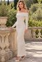 Women's Madonna Corded Fabric Collar Long-Sleeve Maxi Dress MMR1037