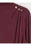 Quality Pieces from Çelebi Store Dik Roba Collar Gathered Blouse - 8