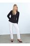 LCW Vision Black Plain Standard & Regular Women's Jacket, Featuring the ALITA CITY Touch - 2