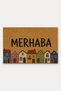 Hello Yazılı 041 Doormat, 40x60 cm, Non-Slip Sole, Decorative - 5