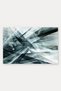 Black and White Abstract Patterned 891 Doormat, 40x60 cm, Non-Slip Sole, Decorative - 5