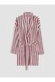 Women's Striped, Belted Plush Robe from Freezen Store - 6