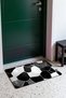 Black and White Marble Patterned Doormat, 40x60 cm, with Non-Slip Sole, Decorative - 3