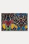Red and Blue Mosaic Leopard Print Doormat, 40x60 cm, with Non-Slip Sole, Decorative - 5