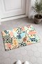 Pastel Animal-Polka Dot Memphis-Patterned Doormat, 40x60 cm, with Non-Slip Sole, Decorative - 2