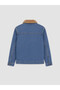 Quality Parts Fur Roba Collar Fleece-Lined Boy's Jean Jacket from Çelebi Store - 6