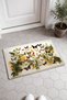 Yellow and Blue Butterflies Pattern 546 Doormat, 40x60 cm, Non-Slip Sole, Decorative - 2