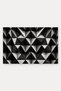Black Geometric Patterned Woven Doormat 937, 40x60 cm, Non-Slip Sole, Decorative - 5