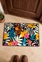 Colorful Zebra Tropical Print Doormat, 40x60 cm, with Non-Slip Sole, Decorative - 4
