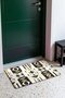 Cream Black Gold African Totem-Patterned Doormat, 40x60 cm, with Non-Slip Sole, Decorative - 3