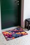 Purple and Orange Coral Reef Patterned Doormat, 40x60 cm, with Non-Slip Sole, Decorative - 3