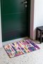 Pink and Purple Ethnic Patterned Feather Totem Doormat, 40x60 cm, with Non-Slip Sole, Decorative - 3