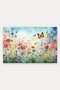 Colorful Butterflies Garden Pattern 676 Doormat, 40x60 cm, Non-Slip Sole, Decorative - 5