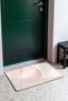 White Powder Pink Minimal Patterned Doormat, 40x60 cm, with Non-Slip Sole, Decorative - 3