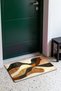 Coffee Beige Sand Dune Waves Patterned Doormat, 40x60 cm, Non-Slip Sole, Decorative - 3