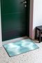 Light Turquoise Batik Print Doormat, 40x60 cm, with Non-Slip Sole, Decorative - 3
