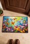 Colorful Butterfly Spring Pattern 657 Doormat, 40x60 cm, Non-Slip Sole, Decorative - 4