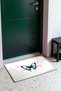 Blue Butterfly Patterned Doormat, 40x60 cm, with Non-Slip Sole, Decorative - 3