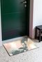 Pink, Khaki, and Mustard Brush Camouflage Print Doormat, 40x60 cm, with Non-Slip Sole, Decorative - 3