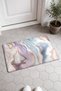 Pastel Marble Patterned Doormat, 40x60 cm, with Non-Slip Sole, Decorative - 2