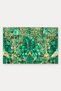 Emerald Malachite Gold-Veined Patterned Doormat, 40x60 cm, Non-Slip Sole, Decorative - 5
