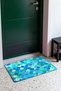Turquoise Blue Mermaid-Patterned Doormat, 40x60 cm, with Non-Slip Sole, Decorative - 3