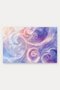 931 Pink and Blue Wavy Pattern Doormat, 40x60 cm, with Non-Slip Sole, Decorative - 5