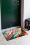 Turquoise Coral Thick Spatula-Patterned Doormat, 40x60 cm, with Non-Slip Sole, Decorative - 3