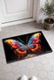 Colorful Butterfly Dance Pattern 649 Doormat, 40x60 cm, Non-Slip Sole, Decorative - 2