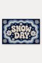 "Snow Day" Printed New Year's Doormat, 40x60 cm, Non-Slip Sole Christmas Doormat - 5