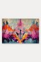 Colorful Abstract Wavy Turkish Rug-Patterned Doormat, 40x60 cm, with Non-Slip Sole - 5