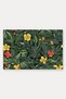 Dark Green and Yellow Floral Print Doormat, 40x60 cm, with Non-Slip Sole, Decorative - 5