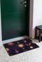 Purple Gold Mystic Sun and Star Patterned Doormat, 40x60 cm, with Non-Slip Sole, Decorative - 3