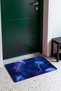 Navy Blue and Purple Jellyfish Galaxy-Patterned Doormat, 40x60 cm, with Non-Slip Sole, Decorative - 3