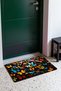 Colorful Butterfly Dance Pattern 482 Doormat, 40x60 cm, Non-Slip Sole, Decorative - 3