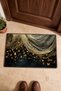 483 Golden Butterfly Dance Pattern Doormat, 40x60 cm, Non-Slip Sole, Decorative - 4