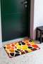 Orange and Yellow Giraffe-Polka Dot Doormat, 40x60 cm, with Non-Slip Sole, Decorative - 3