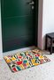 Red, Yellow, and Turquoise Mosaic-Patterned Doormat, 40x60 cm, with Non-Slip Sole, Decorative - 3