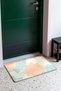 Pastel Salmon Blue Lotus-Patterned Doormat, 40x60 cm, with Non-Slip Sole, Decorative - 3