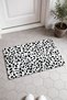 Black and White Dalmatian-Polka Dot Doormat, 40x60 cm, with Non-Slip Sole, Decorative - 2