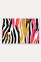 Pink Gold Zebra-Striped Pattern Doormat, 40x60 cm, with Non-Slip Sole, Decorative - 5