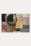 Brown and Black Geometric Patterned 582 Doormat, 40x60 cm, Non-Slip Sole, Decorative - 5
