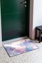 Lilac-Pink Pastel Swirl-Patterned Doormat, 40x60 cm, with Non-Slip Sole, Decorative - 3