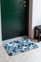 Blue and White Broken Ceramic Mosaic-Patterned Doormat, 40x60 cm, with Non-Slip Sole, Decorative - 3