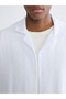 XSIDERegular Fit Crinkle Men's Basic Shirt - 3