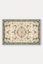 Light Blue Flower Garden Turkish Rug-Floral Print Doormat, 40x60 cm, with Non-Slip Sole - 5