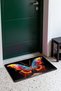 Colorful Butterfly Dance Pattern 649 Doormat, 40x60 cm, Non-Slip Sole, Decorative - 3