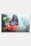Pink and Purple Butterfly-Patterned Doormat, 40x60 cm, with Non-Slip Sole, Decorative - 5
