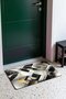 Black, Silver, and Gold Broken Collage Pattern Doormat, 40x60 cm, with Non-Slip Sole, Decorative - 3